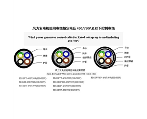 風力發(fā)電機組用控制電纜